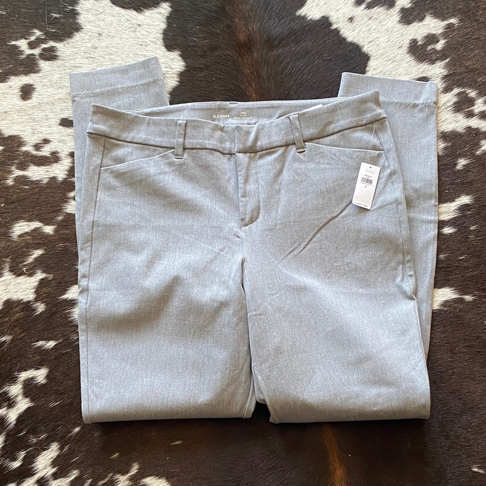 Old Navy Light Gray Skinny Pants